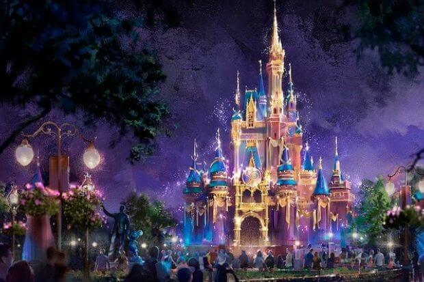Castelo da Cinderella – 50 anos Disney